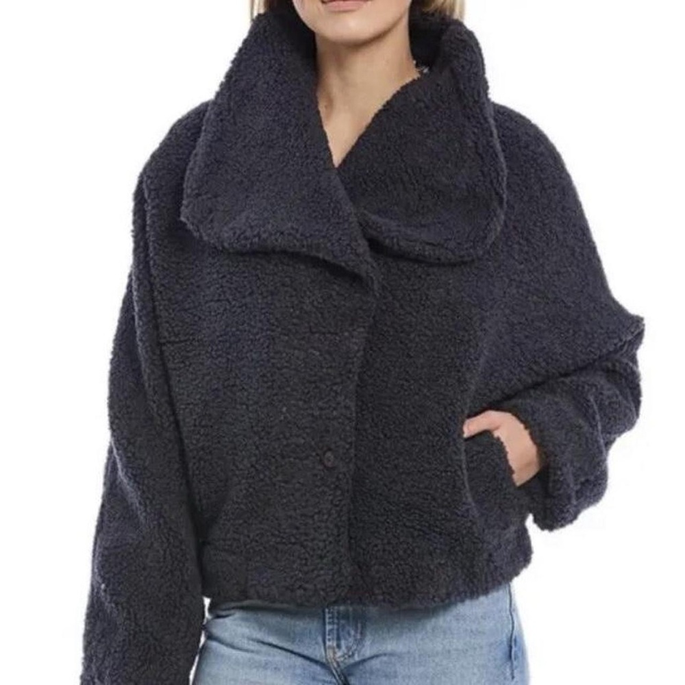 Free people Izzy wrap teddy jacket